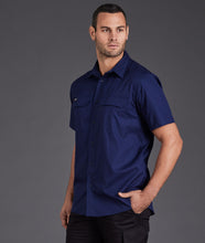 Load image into Gallery viewer, KingGee Men's Workcool Pro Short Sleeve Shirt - Navy - Shirts
