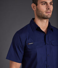 Load image into Gallery viewer, KingGee Men's Workcool Pro Short Sleeve Shirt - Navy - Shirts
