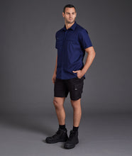 Load image into Gallery viewer, KingGee Men's Workcool Pro Short Sleeve Shirt - Navy - Shirts
