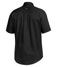 Load image into Gallery viewer, KingGee Men&#39;s Tradies Short Sleeve Shirt - Black - Shirts
