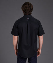 Load image into Gallery viewer, KingGee Men&#39;s Tradies Short Sleeve Shirt - Black - Shirts
