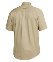 Load image into Gallery viewer, KingGee Men&#39;s Tradies Short Sleeve Shirt - Khaki - Shirts
