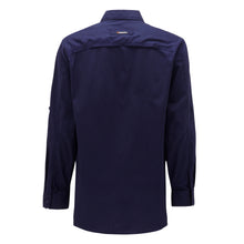 Load image into Gallery viewer, KingGee Men&#39;s Workcool 2 Long Sleeve Shirt - Navy - Shirts
