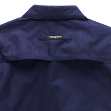 Load image into Gallery viewer, KingGee Men&#39;s Workcool 2 Long Sleeve Shirt - Navy - Shirts
