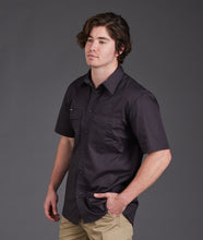 Load image into Gallery viewer, KingGee Men&#39;s Workcool 2 Short Sleeve Shirt - Charcoal - Shirts
