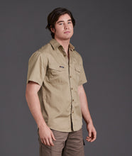 Load image into Gallery viewer, KingGee Men's Workcool 2 Short Sleeve Shirt - Khaki - Shirts
