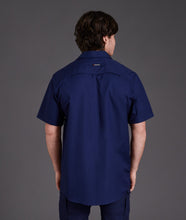 Load image into Gallery viewer, KingGee Men&#39;s Workcool 2 Short Sleeve Shirt - Navy - Shirts
