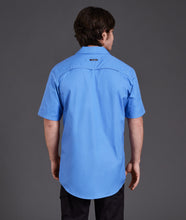 Load image into Gallery viewer, KingGee Men's Workcool 2 Short Sleeve Shirt - Sky - Shirts
