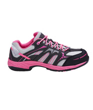 Load image into Gallery viewer, KingGee Women&#39;s Comptec G3 Sport Safety Shoe - Pink/Grey - Safety Footwear
