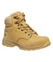 Load image into Gallery viewer, KingGee Women&#39;s Tradie Zip Sided Safety Boots - Wheat - Safety Footwear
