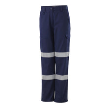 Load image into Gallery viewer, KingGee Women&#39;s Workcool Vented Cargo Pant Taped - Navy - Pants
