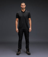 Load image into Gallery viewer, KingGee Men&#39;s Workcool Hyperfreeze Short Sleeve Polo - Black - Polos
