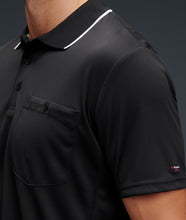 Load image into Gallery viewer, KingGee Men&#39;s Workcool Hyperfreeze Short Sleeve Polo - Black - Polos
