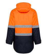 Load image into Gallery viewer, KingGee Men&#39;s Reflective Insulated Wet Weather Jacket - Orange/Navy - Jackets
