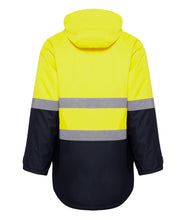 Load image into Gallery viewer, KingGee Men&#39;s Reflective Insulated Wet Weather Jacket - Yellow/Navy - Jackets
