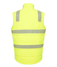 Load image into Gallery viewer, KingGee Men&#39;s Reflective Puffer Vest - Yellow - Vests
