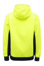 Load image into Gallery viewer, KingGee Men's Hi Vis Pull Over Hoodie - Yellow/Navy - Hoodies/Jumpers
