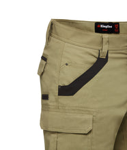 Load image into Gallery viewer, KingGee Men&#39;s Tradies Utility Cargo Shorts - Khaki - Shorts
