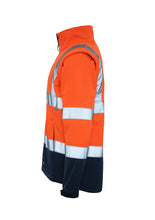 Load image into Gallery viewer, Rainbird Men&#39;s Landy Softshell Jacket - Orange/Navy - Jackets
