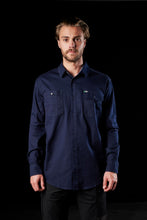 Load image into Gallery viewer, FXD Men's LSH-1 Long Sleeve Work Shirt - Navy - Shirts
