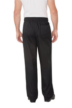 Load image into Gallery viewer, Chef Works Unisex Essential Baggy Chef Pants - Black - Chefwear
