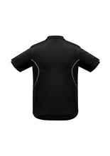 Load image into Gallery viewer, Biz Collection Men&#39;s Razor Polo - Black/White - Polos
