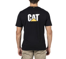 Load image into Gallery viewer, CAT Men&#39;s Trademark Logo Tee - Black - Tees
