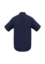 Load image into Gallery viewer, Biz Collection Women&#39;s Metro Short Sleeve Shirt - Navy - Shirts
