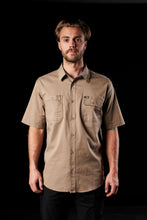 Load image into Gallery viewer, FXD Men&#39;s SSH-1 Short Sleeve Work Shirt - Khaki - Shirts
