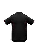 Load image into Gallery viewer, Biz Collection Men&#39;s Razor Polo - Black/Red - Polos
