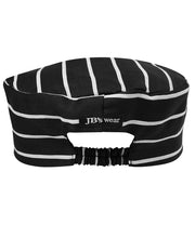 Load image into Gallery viewer, JB&#39;s Wear Unisex Chef&#39;s Cap - Black/White - Chefwear
