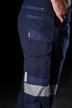 Load image into Gallery viewer, FXD Women&#39;s Stretch Reflective Taped Work Pants - Navy - Pants
