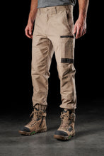 Load image into Gallery viewer, FXD Men&#39;s WP-4 Stretch Cuff Work Pants - Khaki - Pants
