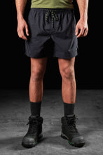 Load image into Gallery viewer, FXD Men&#39;s WS-4 Lightweight Elastic Waisted Work Shorts - Black - Shorts
