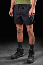 Load image into Gallery viewer, FXD Men&#39;s WS-4 Lightweight Elastic Waisted Work Shorts - Black - Shorts
