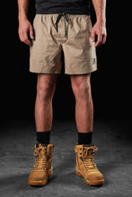 Load image into Gallery viewer, FXD Men&#39;s WS-4 Lightweight Elastic Waisted Work Shorts - Khaki - Shorts
