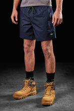 Load image into Gallery viewer, FXD Men&#39;s WS-4 Lightweight Elastic Waisted Work Shorts - Navy - Shorts
