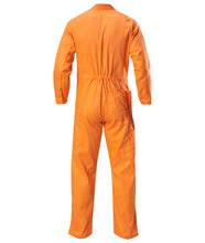 Load image into Gallery viewer, Hard Yakka Men&#39;s Foundations Lightweight Cotton Drill Coverall - Safety Orange - Overalls
