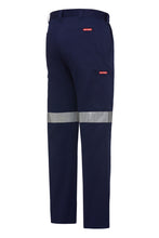 Load image into Gallery viewer, Hard Yakka Men&#39;s Cargo Drill Pants Taped - Navy - Pants
