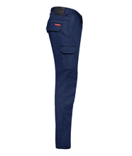 Load image into Gallery viewer, Hard Yakka Men&#39;s 3056 Stretch Canvas Cargo Pants - Navy - Pants
