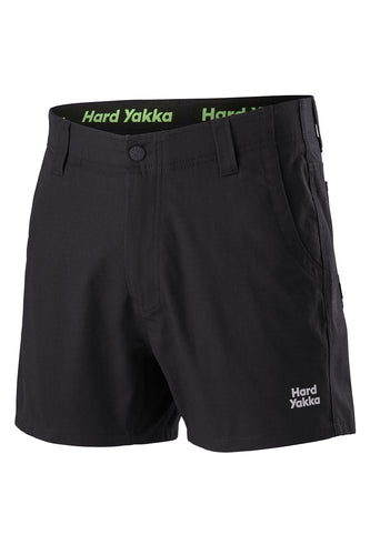 Hard Yakka Men's Raptor Short Shorts - Black - Shorts