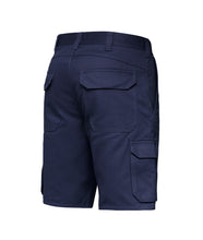 Load image into Gallery viewer, Hard Yakka Men&#39;s Foundations Drill Cargo Shorts - Navy - Shorts
