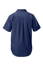 Load image into Gallery viewer, Hard Yakka Men&#39;s Foundations Poly Cotton Permanent Press Short Sleeve Shirt - Navy - Shirts
