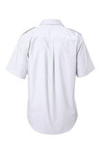 Load image into Gallery viewer, Hard Yakka Men&#39;s Foundations Poly Cotton Permanent Press Short Sleeve Shirt with Epaulettes - White - Shirts
