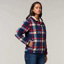 Load image into Gallery viewer, Hard Yakka Women's Check Zoodie - Cherry - Jackets
