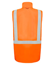 Load image into Gallery viewer, Hard Yakka Men&#39;s Hi Visibility Vest With Tape - Safety Orange - Vests
