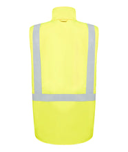 Load image into Gallery viewer, Hard Yakka Men&#39;s Hi Visibility Vest with tape - Yellow - Vests
