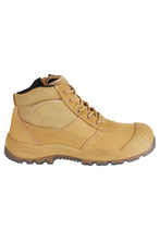 Load image into Gallery viewer, Hard Yakka Men&#39;s Utility Zip Sided Steel Toe Safety Boots - Wheat - Safety Footwear
