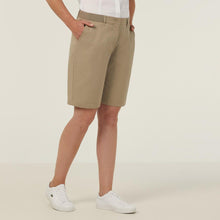 Load image into Gallery viewer, NNT Women&#39;s Stretch Cotton Chino Shorts - Desert - Shorts
