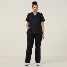 Load image into Gallery viewer, NNT Women&#39;s Next-Gen Antibacterial Active Curie Scrub Pants - Black - Scrubs
